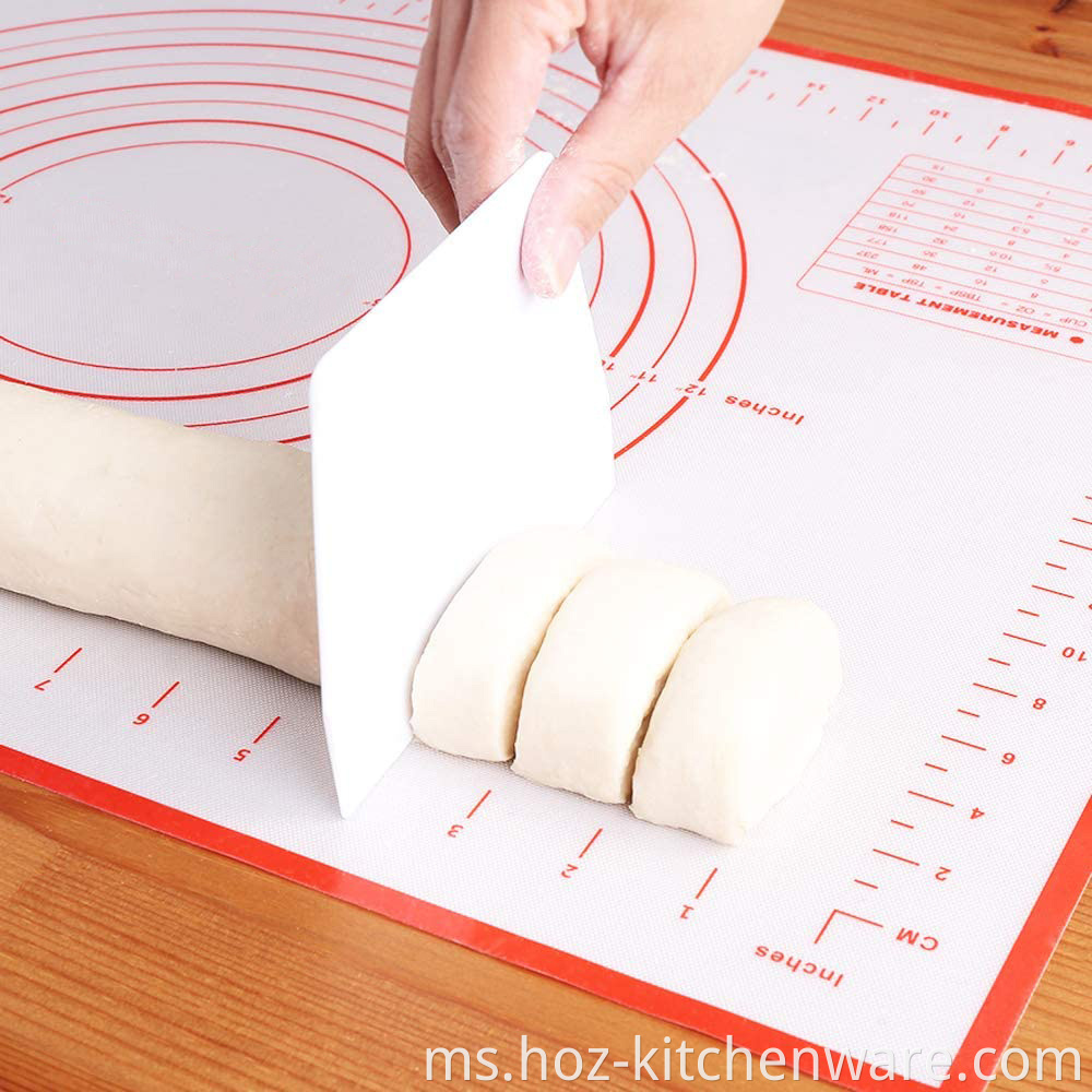 Silicone Pastry Baking Mat Non Stick Besar Besar Tebal Dengan Pengukuran Baking Mat Hoz Kutppasi